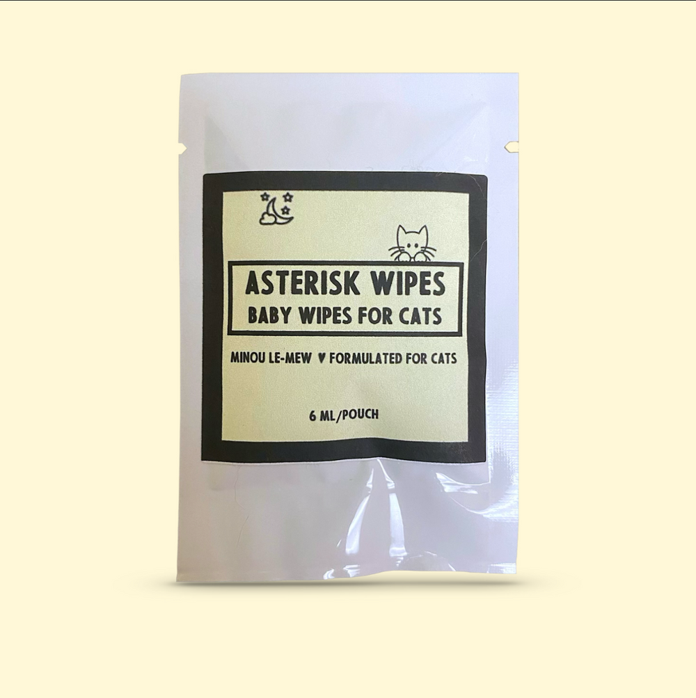 Asterisk Wipes | Botanical Cat Hygiene Wipes for Gentle