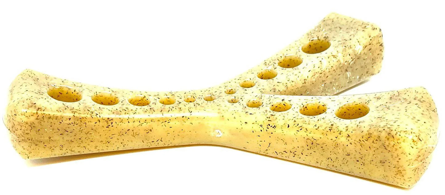 MOD Wishbone Nylon Dog Chew Toy by SodaPup in medium size, designed for aggressive chewers, made in the USA.