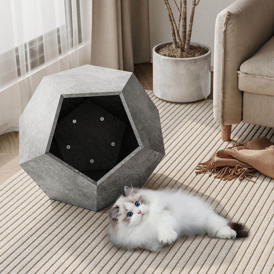 Purrfect Pet Kingdom Cat Kennel Side Table Bed as Pic Purrfect Pet Kingdom
