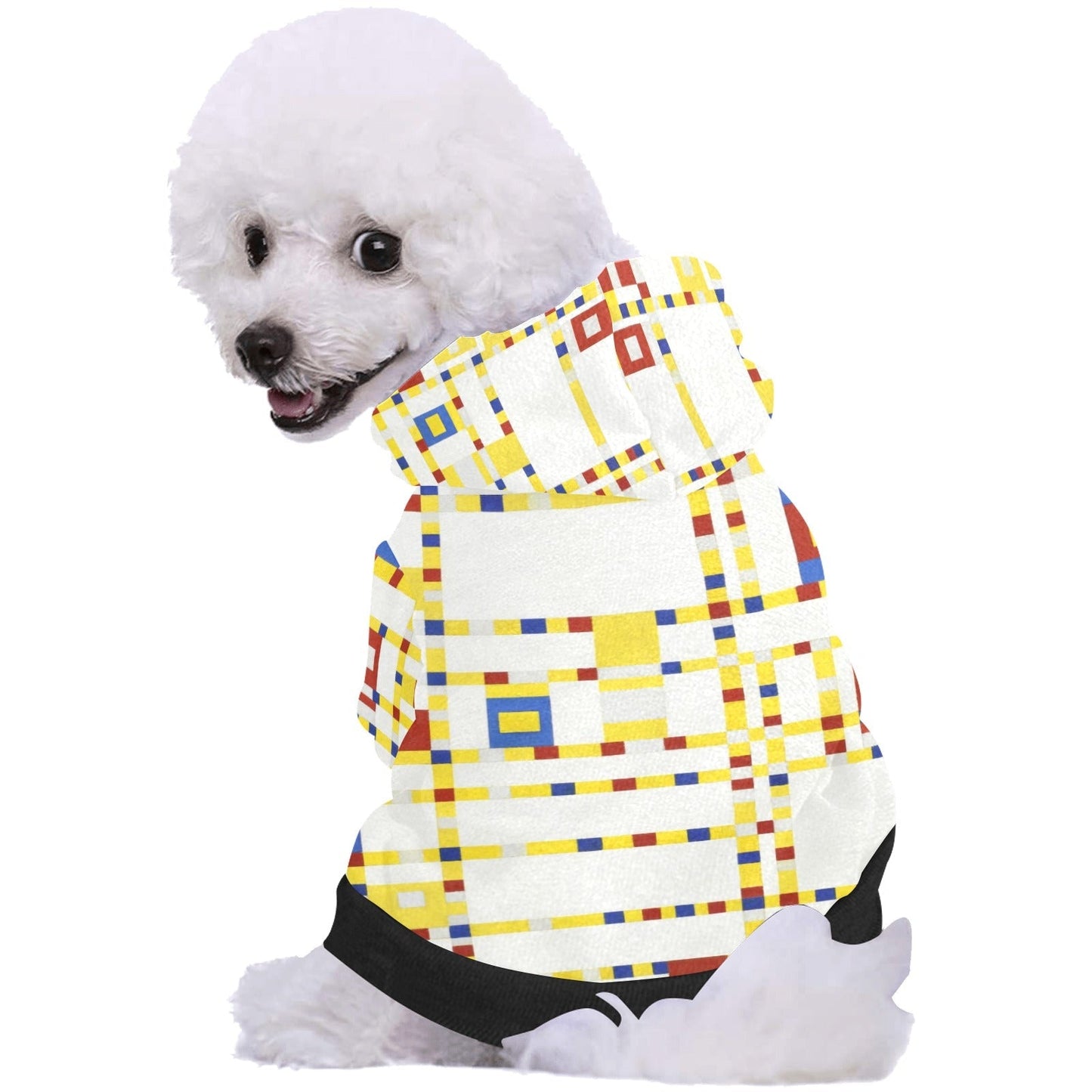 Mondrian Broadway Boogie Woogie Button Hoodie