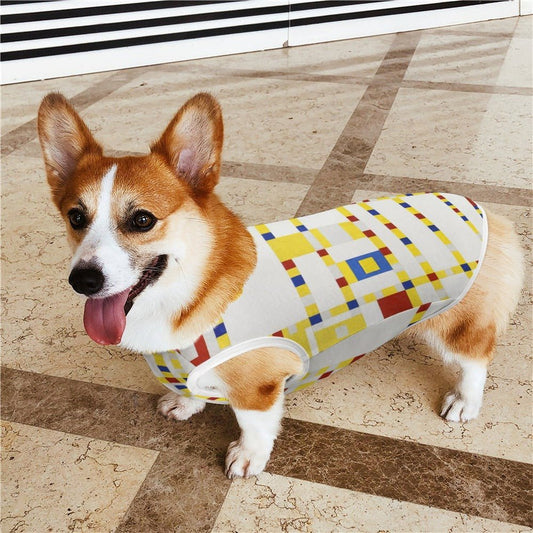 Mondrian Broadway Boogie Woogie Pet Vest