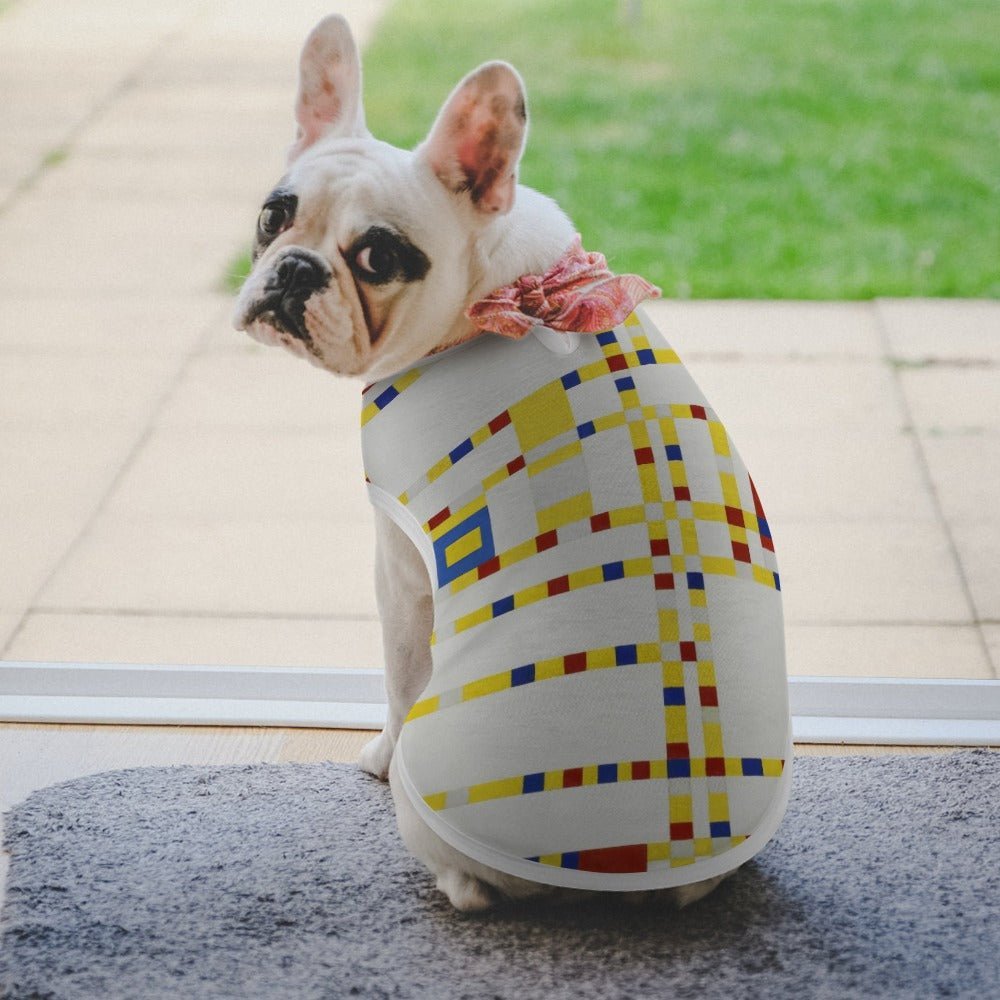 Mondrian Broadway Boogie Woogie Pet Vest