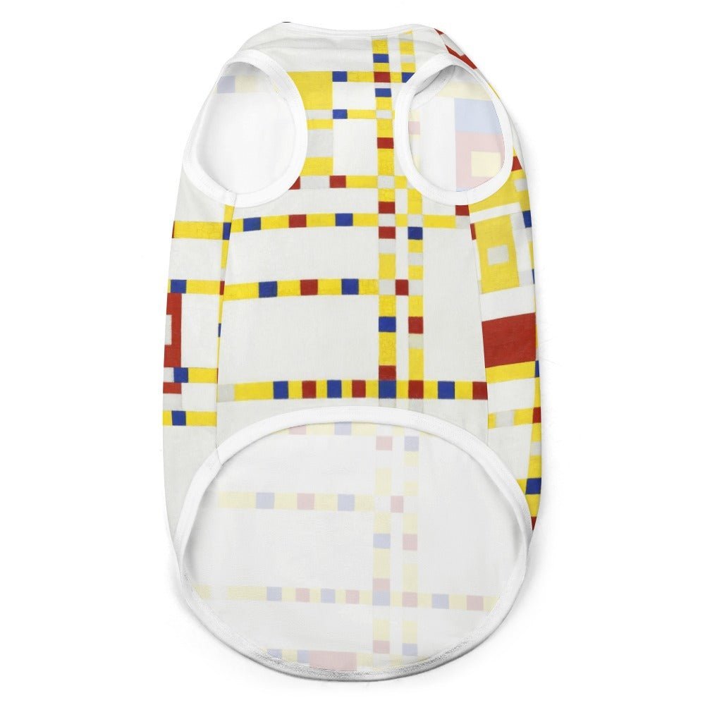 Mondrian Broadway Boogie Woogie Pet Vest