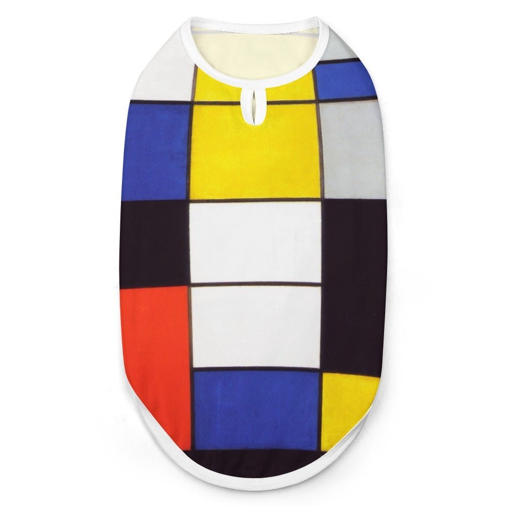 Mondrian Composition A Pet Vest