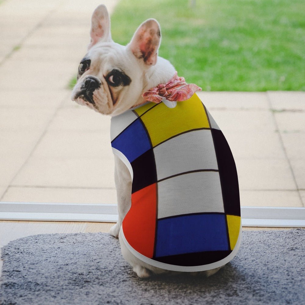 Mondrian Composition A Pet Vest