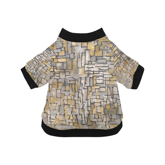 Mondrian Tableau No. 2, Composition No. VII Round Neck Shirt