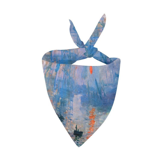 Pet Apparel Monet Impression Sunrise Double-Sided Bandana - main product image for pet apparel