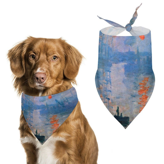 Pet Supply Monet Impression Sunrise Scarf for Daily Use - main product image for pet supply
