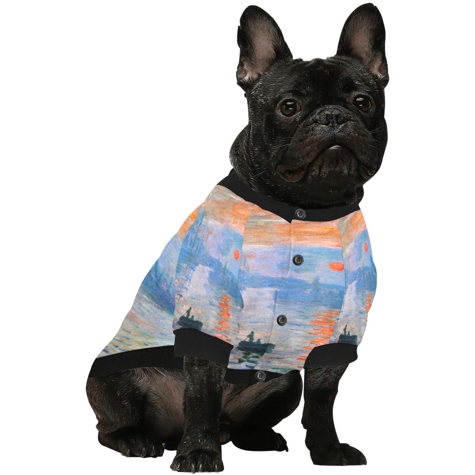 Pet Apparel Monet Impression Sunrise Round Neck Shirt Essent - gallery product image for pet apparel