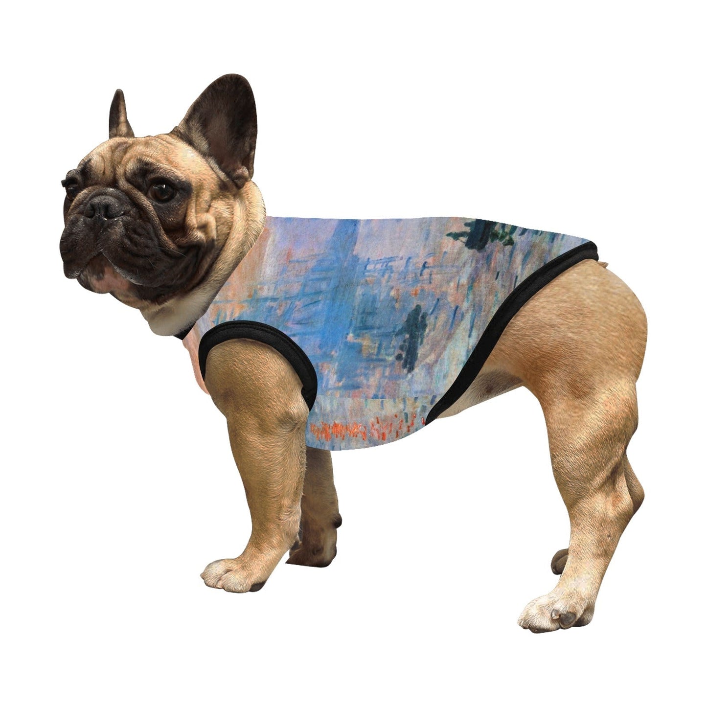 Pet Supply Monet Impression Sunrise Tank Top for Daily Use - detail product image for pet supply