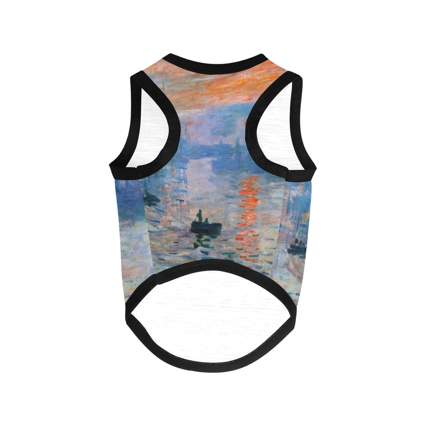 Pet Supply Monet Impression Sunrise Tank Top for Daily Use - lifestyle product image for pet supply