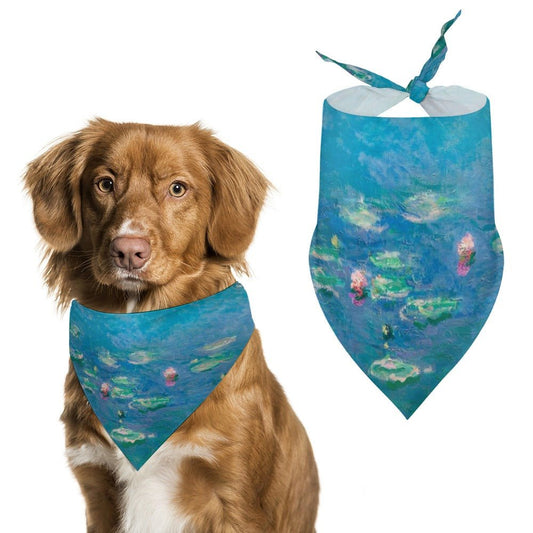 Pet Supply Monet Water Lilies Scarf for Daily Use Essential - main product image for pet supply