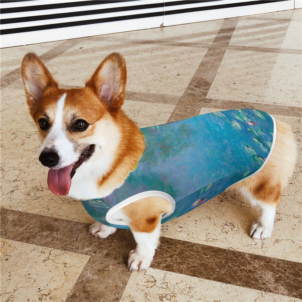 Pet Supply Monet Water Lilies Vest for Daily Use for Comfort - detail product image for pet supply