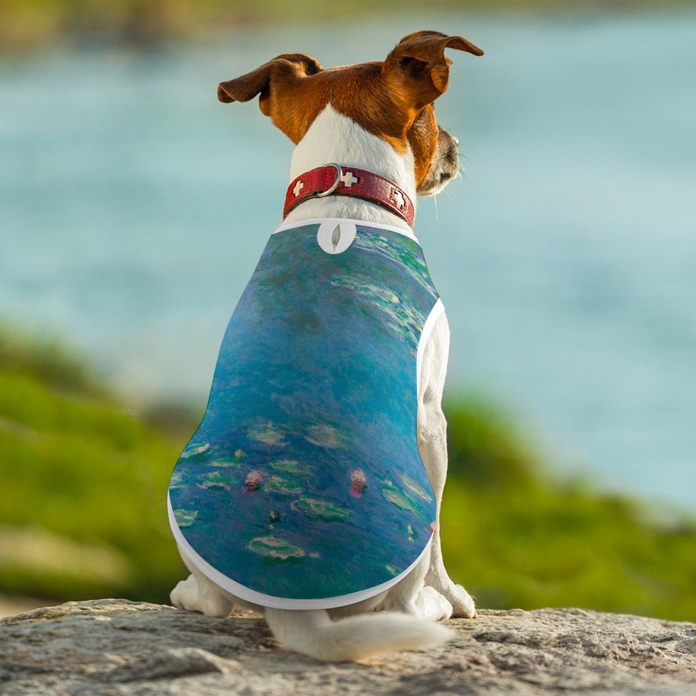 Pet Supply Monet Water Lilies Vest for Daily Use for Comfort - size and texture image for pet supply