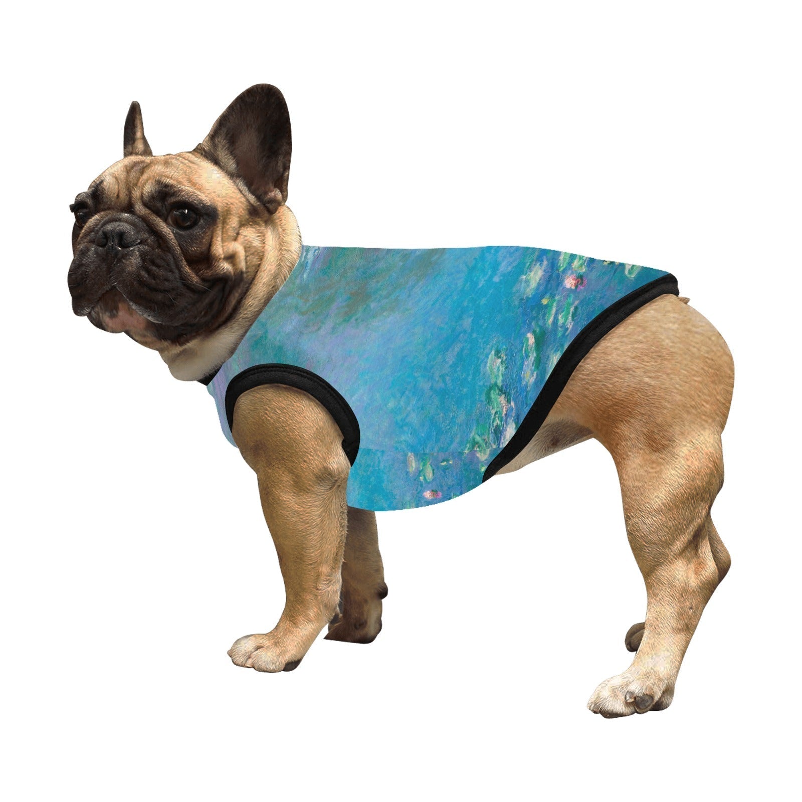 Pet Supply Monet Water Lilies Tank Top for Daily Use Essenti - detail product image for pet supply