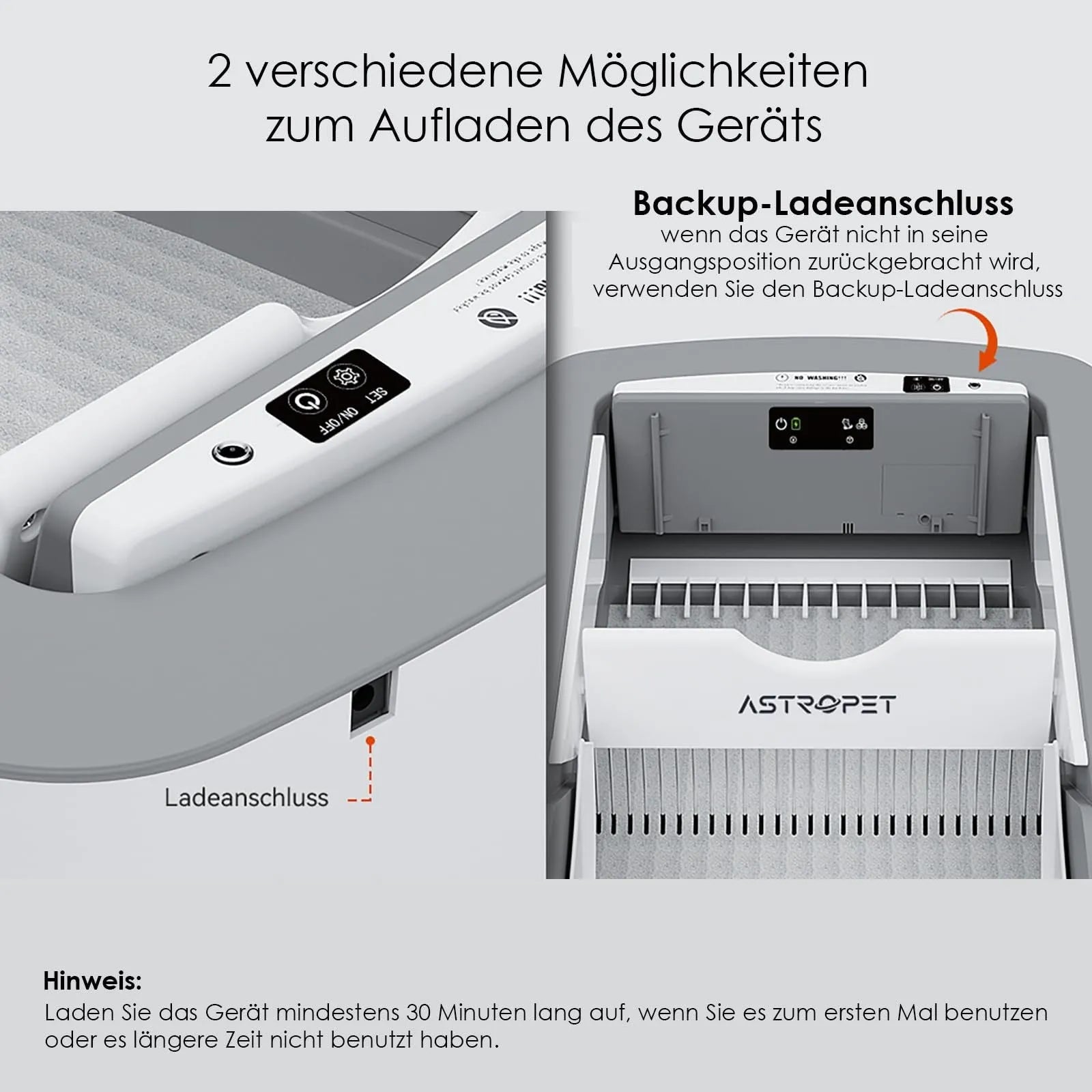 Montret - Smart Cat Litter Box Cat Litter Box Wide Opening
