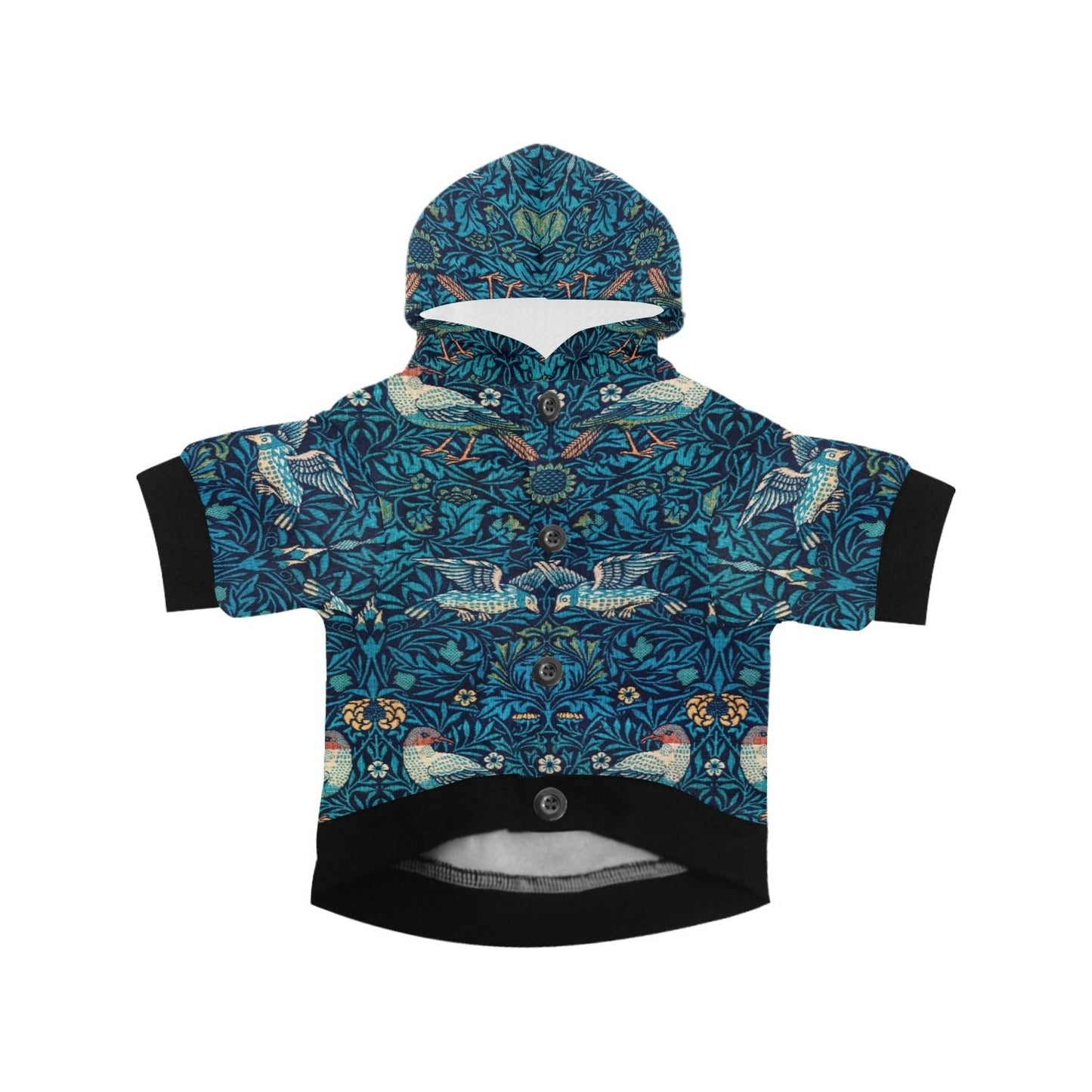 Morris Bird Button Hoodie