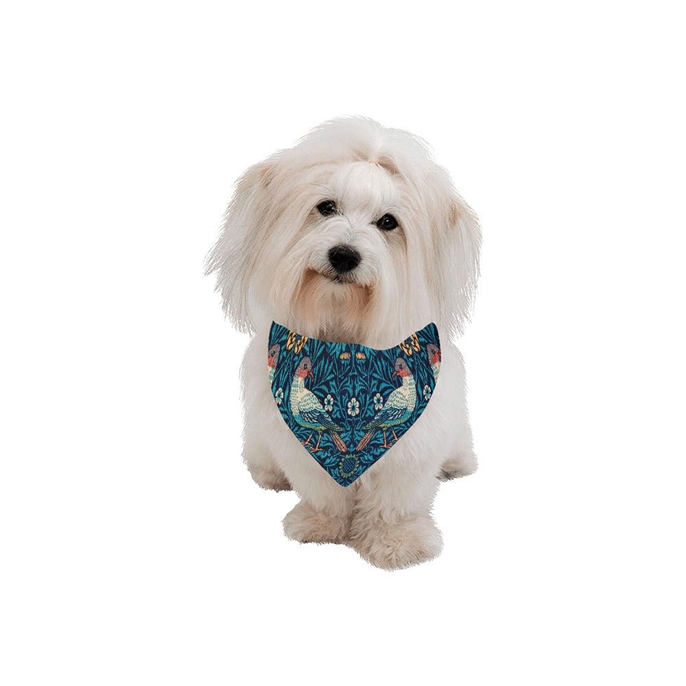 Pet Apparel Morris Bird Double-SIded Bandana for Daily Use - detail product image for pet apparel