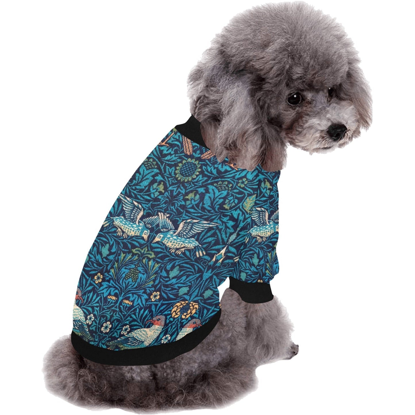Pet Apparel Morris Bird Round Neck Shirt for Daily Use Essen - detail product image for pet apparel