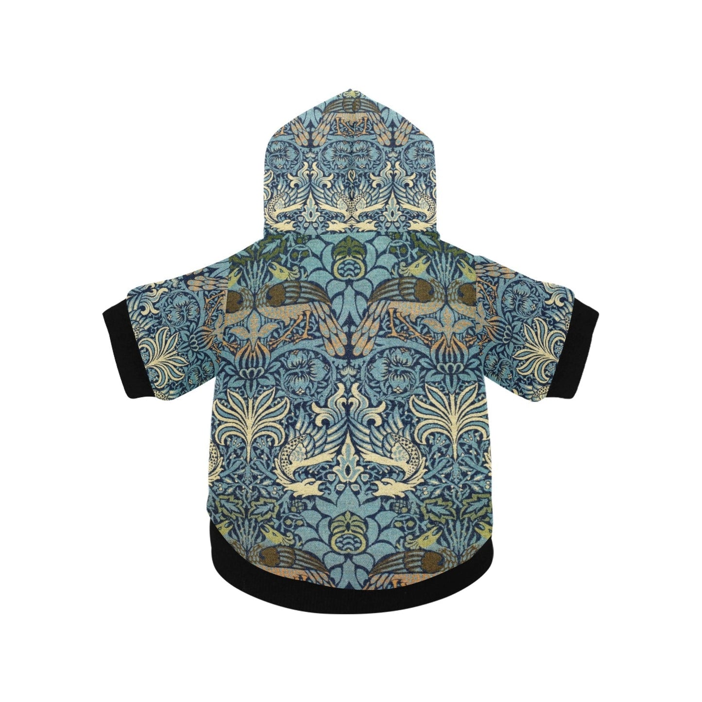 Morris Peacock and Dragon Button Hoodie