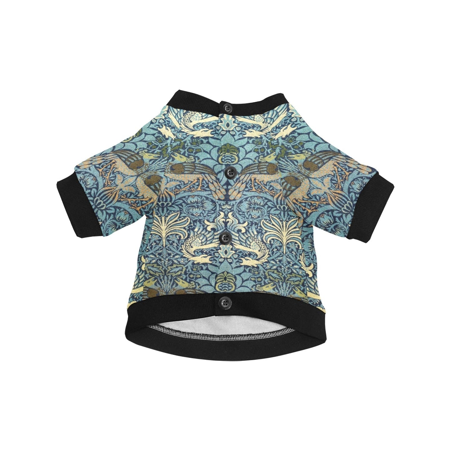 Morris Peacock and Dragon Round Neck Shirt