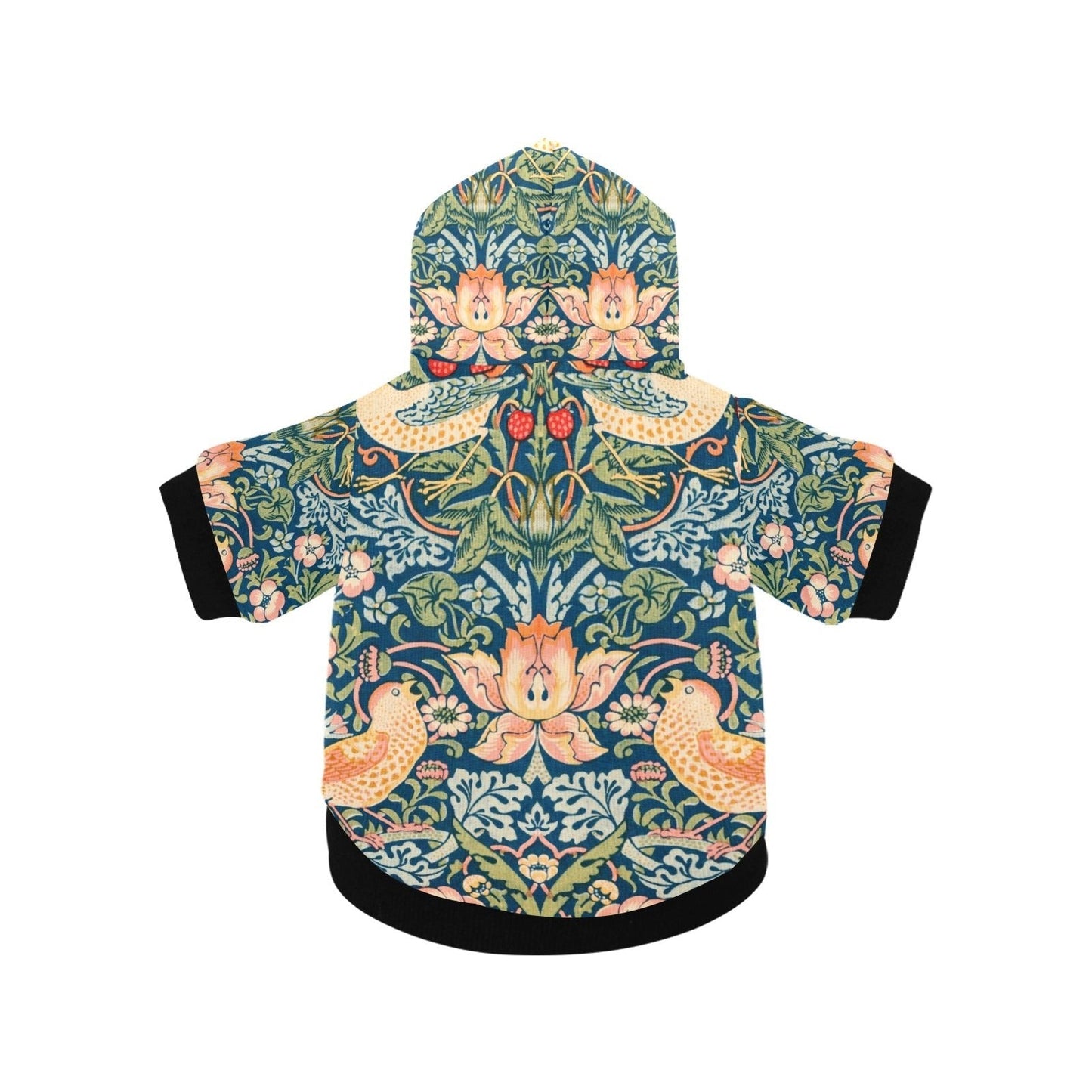 Morris Strawberry Thief Button Hoodie