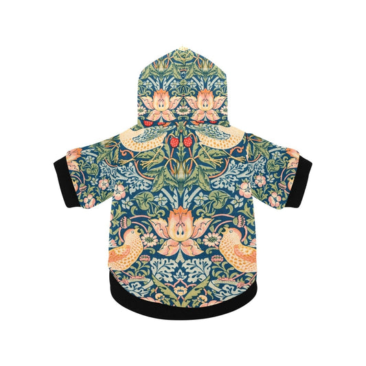 Morris Strawberry Thief Button Hoodie