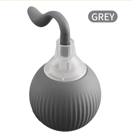 Mimarta motion activated cat ball with chirping sound in grey color for interactive play