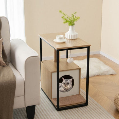 Purrfect Pet Kingdom Multi-Functional Cat House Furniture Purrfect Pet Kingdom