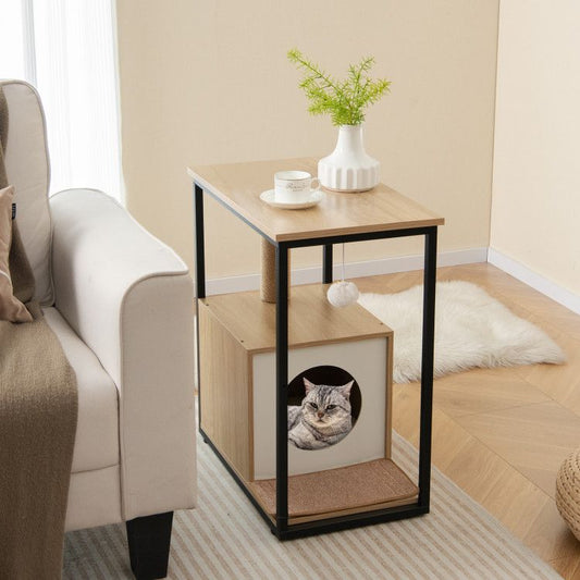Purrfect Pet Kingdom Multi-Functional Cat House Furniture Purrfect Pet Kingdom