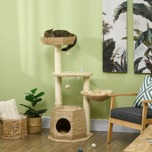 Purrfect Pet Kingdom Multi Level Cat Tower with Toys Purrfect Pet Kingdom