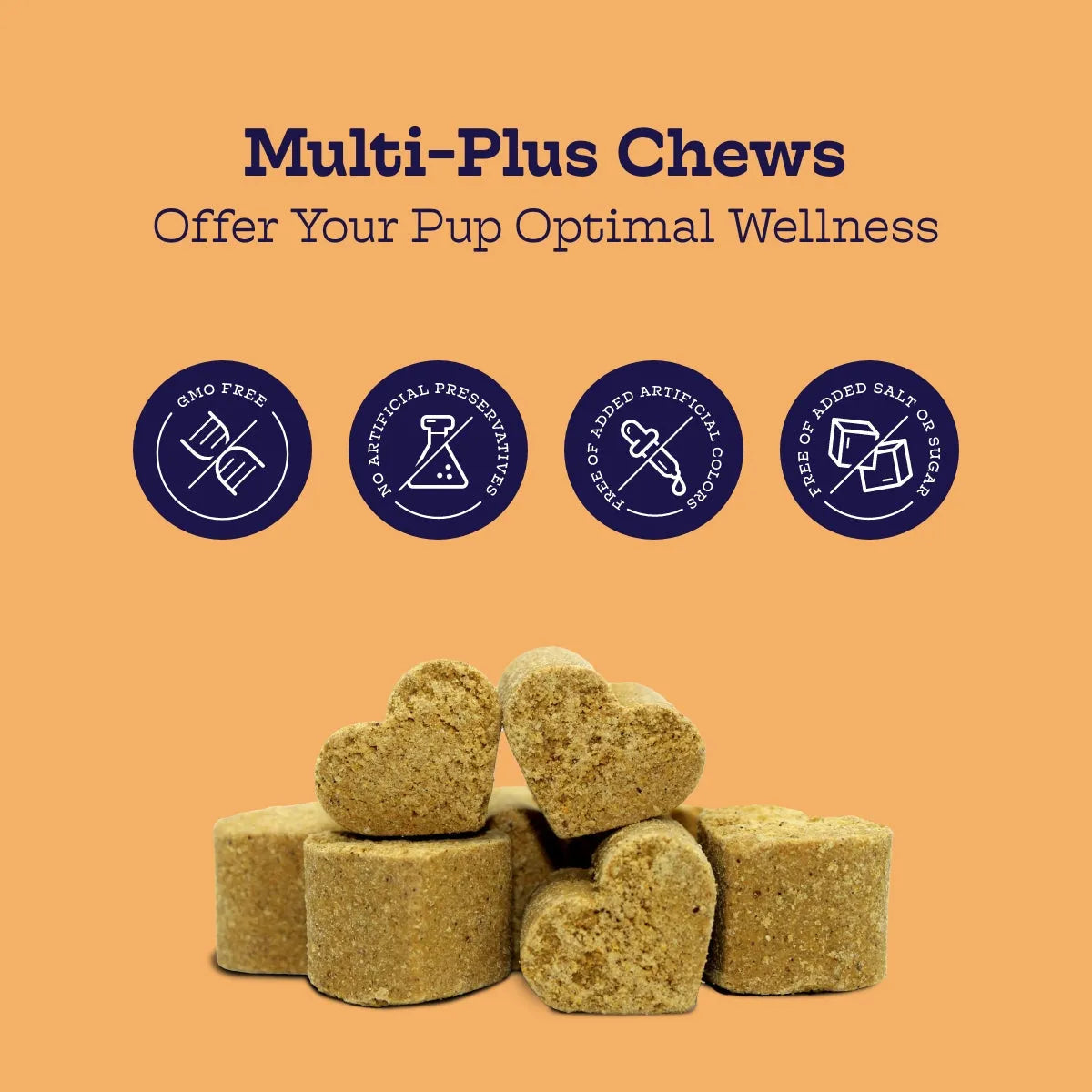 Multi-Plus Chews by Purrfect Pet Kingdom, 27.99, colorful chewy treats for pets, ideal for health and nutrition.
