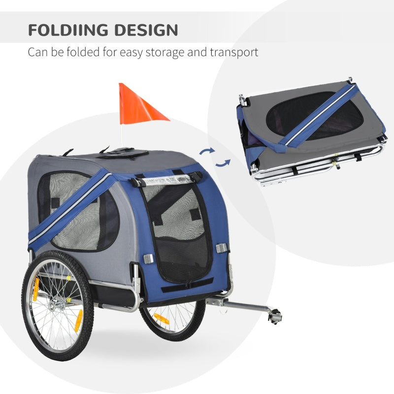 Bike Trailer Cargo Cart for Dogs and Pets - Purrfect Pet Kingdom