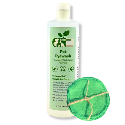 Natural Pet Eyewash Colloidal Silver Solution for Dogs and Cats by ReNewedPet, 2 oz. bottle, budget-friendly, new arrival.