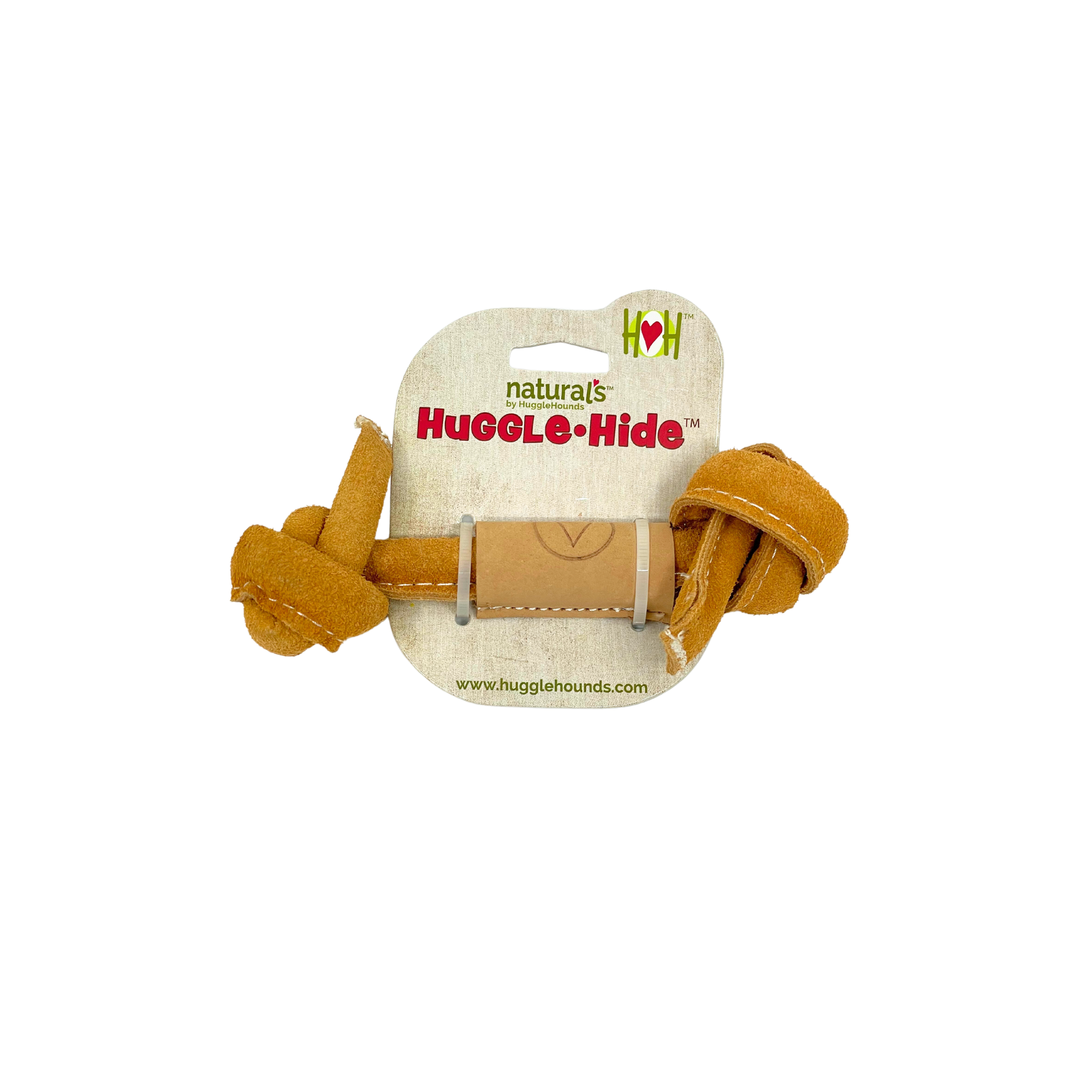 Dog Treats Huggle-Hide Natural Leather Bone Toy Pack Essenti - detail product image for dog treats