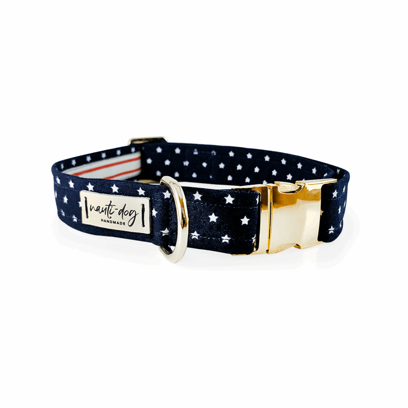 Nauti-dog Handmade 4th Of July Dog Accessories Collar - Purrfect Pet Kingdom