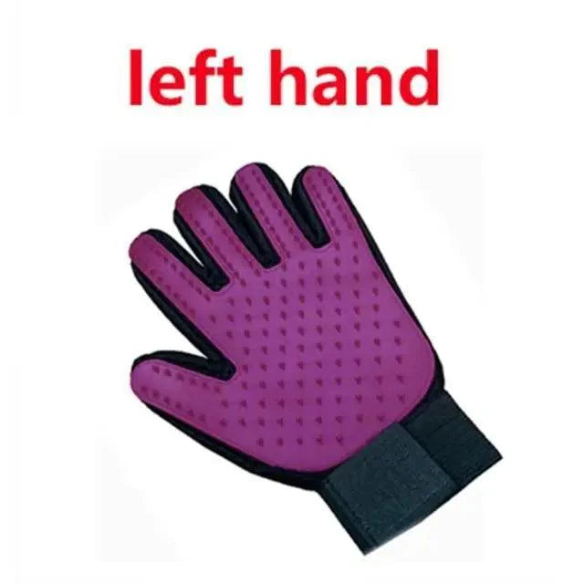 New Efficient Pet Grooming Cleaning Gentle Brush Gloves Pet Hair