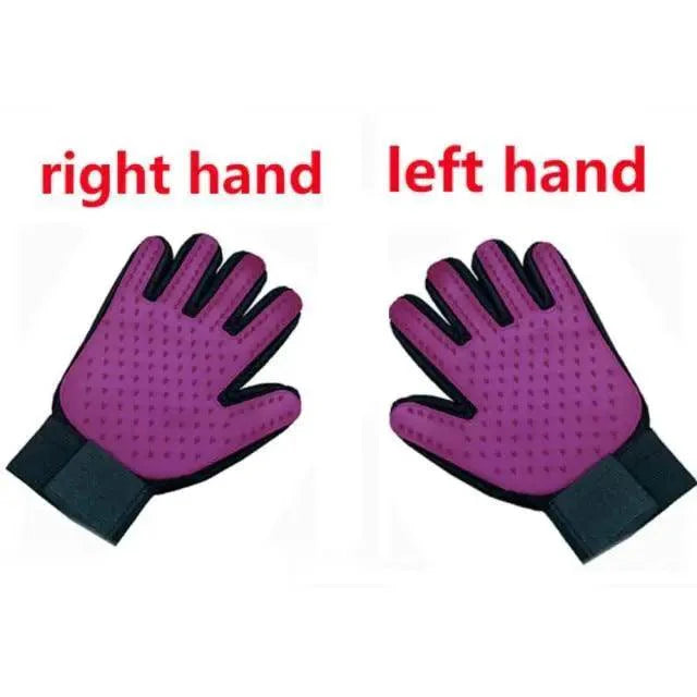New Efficient Pet Grooming Cleaning Gentle Brush Gloves Pet Hair