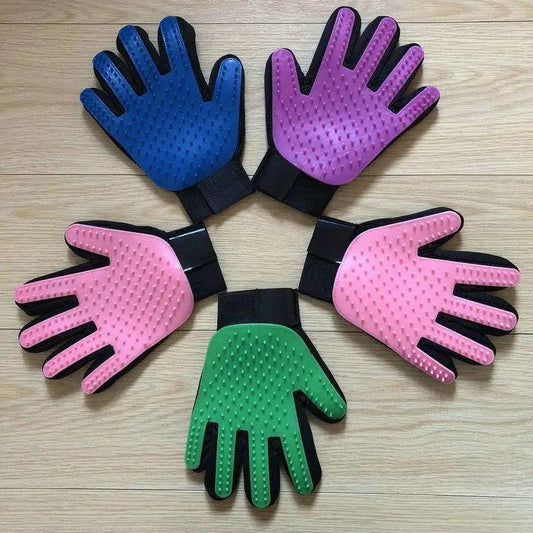 New Efficient Pet Grooming Cleaning Gentle Brush Gloves Pet Hair