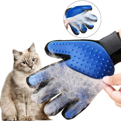 New Efficient Pet Grooming Cleaning Gentle Brush Gloves Pet