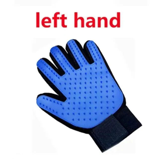 New Efficient Pet Grooming Cleaning Gentle Brush Gloves Pet Hair