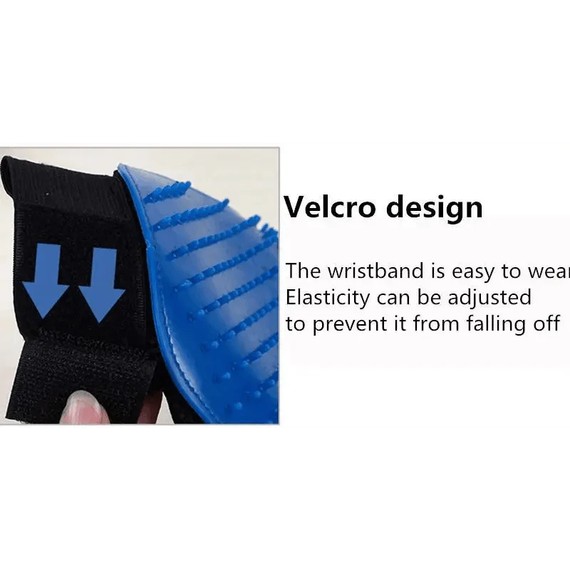 New Efficient Pet Grooming Cleaning Gentle Brush Gloves Pet Hair