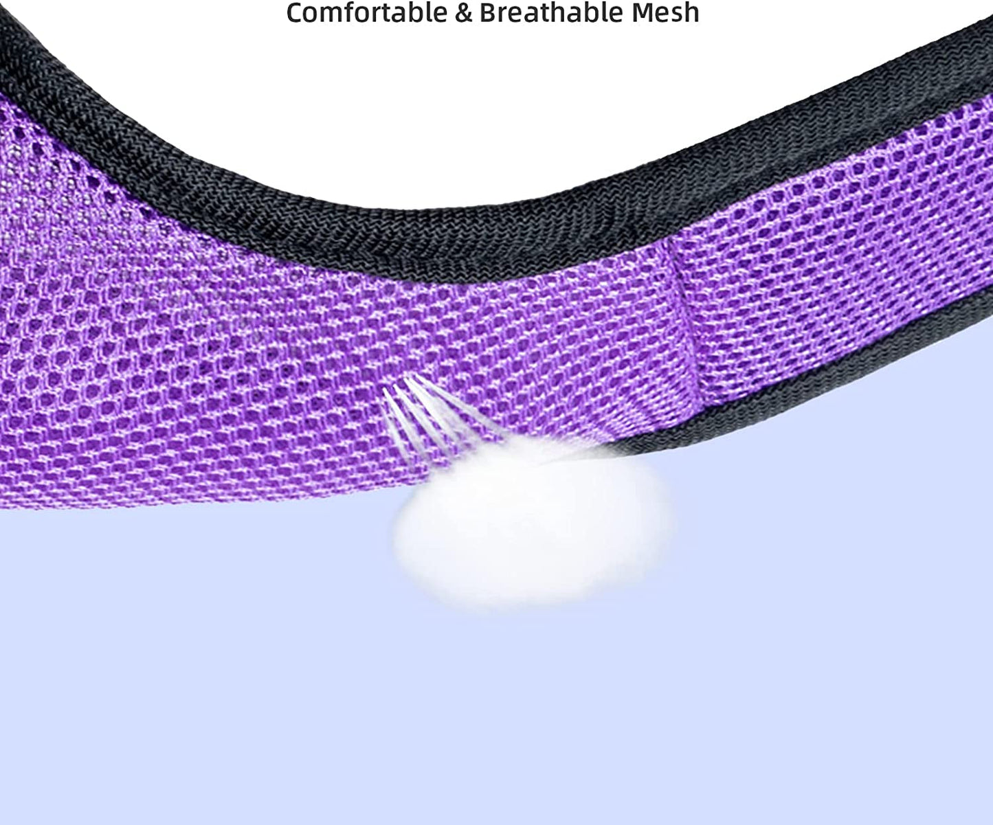 Comfortable and breathable mesh soft harness for rabbits in pink, medium size by Purrfect Pet Kingdom