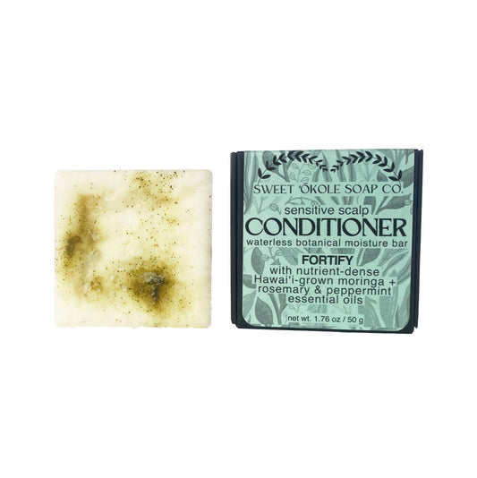 Non-Toxic Conditioner Bar w/ Rosemary, Mint & Moringa