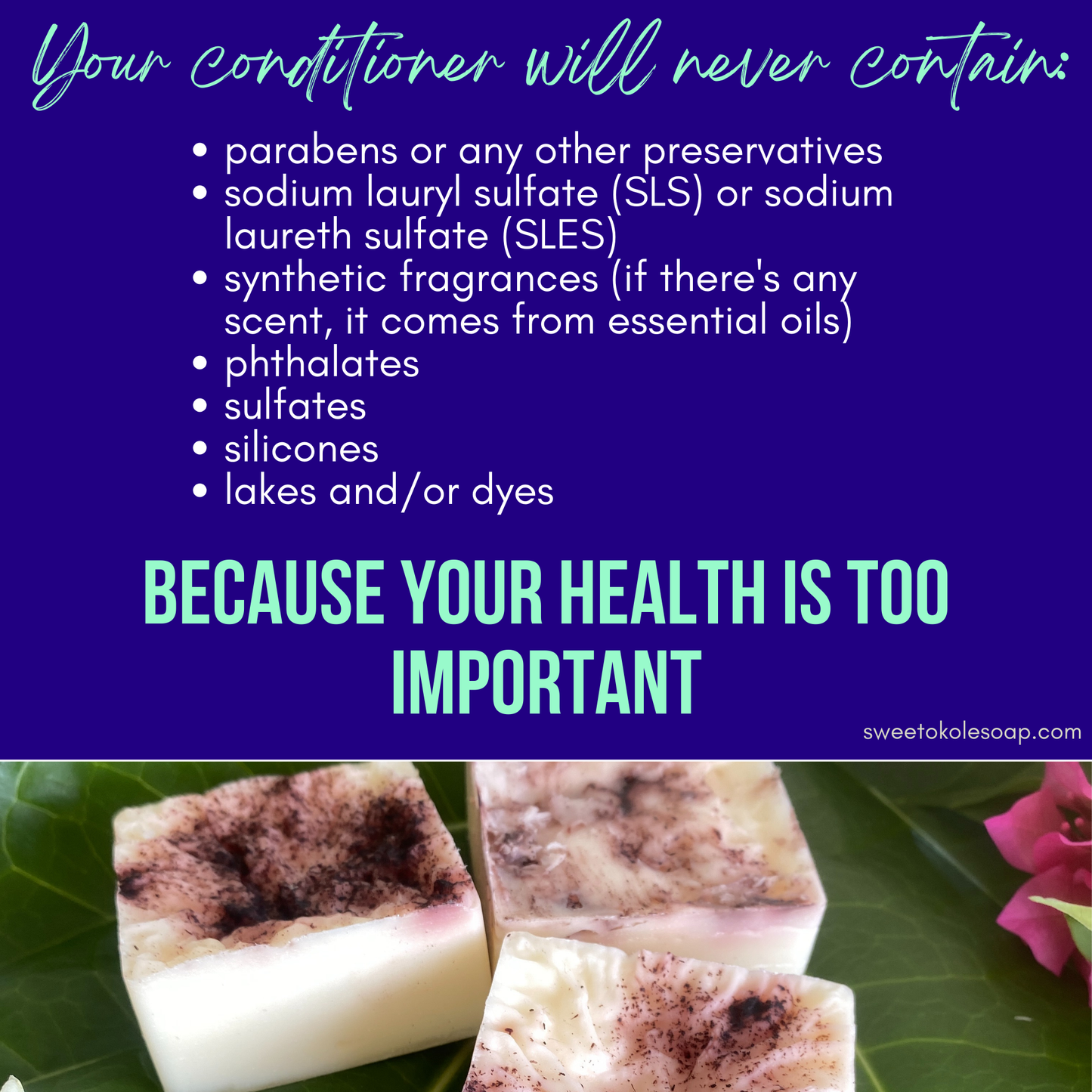 Lavender Clary Sage Solid Conditioner Bar with Argan Oil