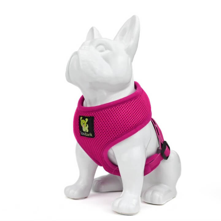Dog Harness EcoBark Pink Harness Over-the-Head Soft Mesh - gallery product image for dog harness