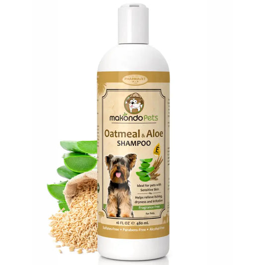 Dog Shampoo Oatmeal Aloe Vera Sensitive Skin 16 Oz 🧼