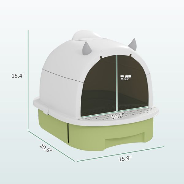 Purrfect Pet Kingdom Odor Control Litter Box for Cats Purrfect Pet Kingdom