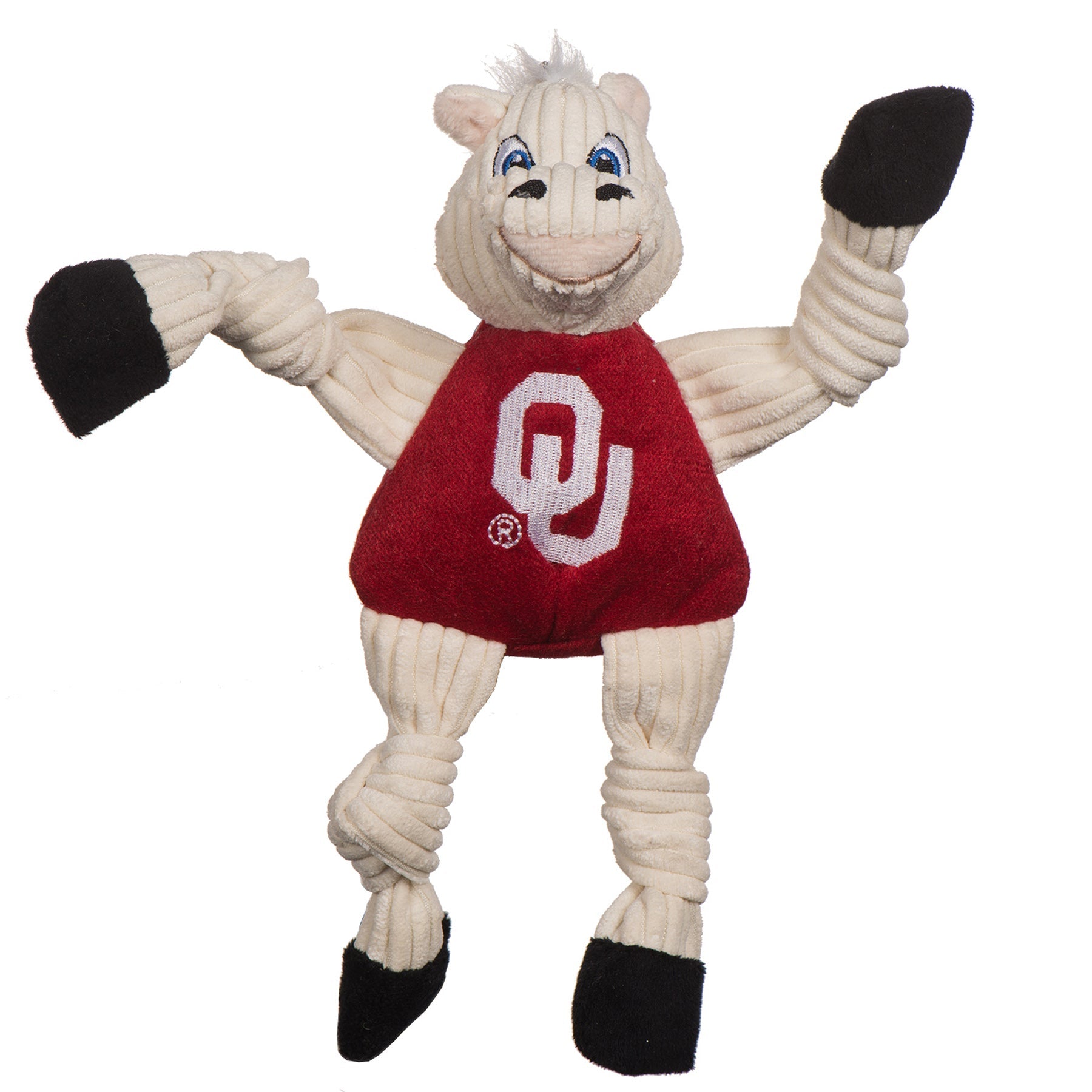 Dog Toy NCAA University of Oklahoma Sooner Knottie Plush Toy - main product image for dog toy