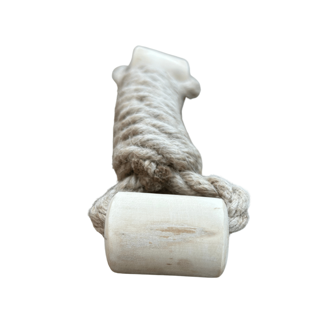 Hemp Coffee Wood Toy Natural Interactive Play Eco-Friendly 🌿👑